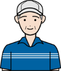 60代男性のイラスト